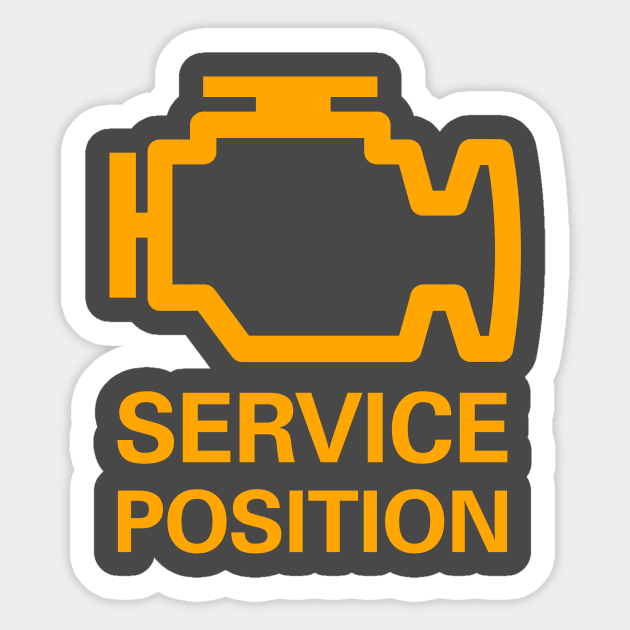 Service Position Light Sticker by emilio